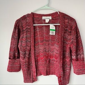 Red Sweater Project Cropped Sweater